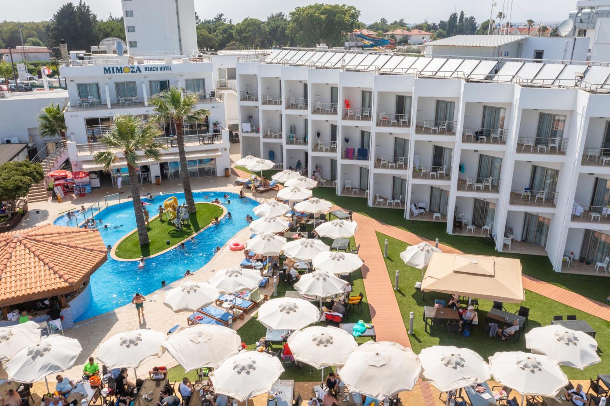 Mimoza Beach Hotel Agios Sergios Exterior foto
