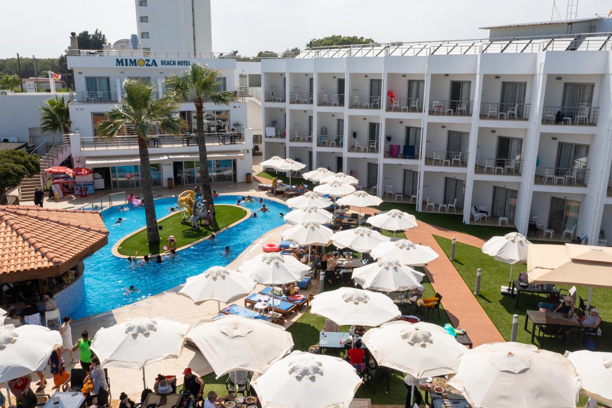 Mimoza Beach Hotel Agios Sergios Exterior foto