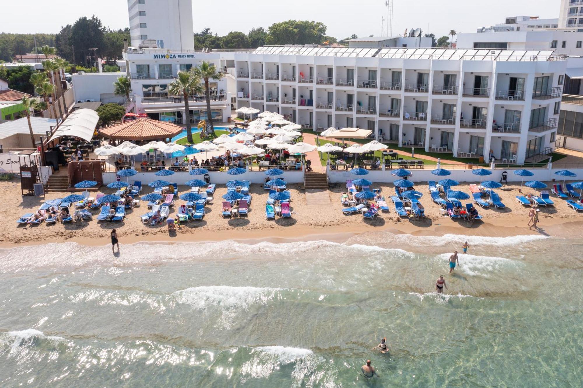 Mimoza Beach Hotel Agios Sergios Exterior foto