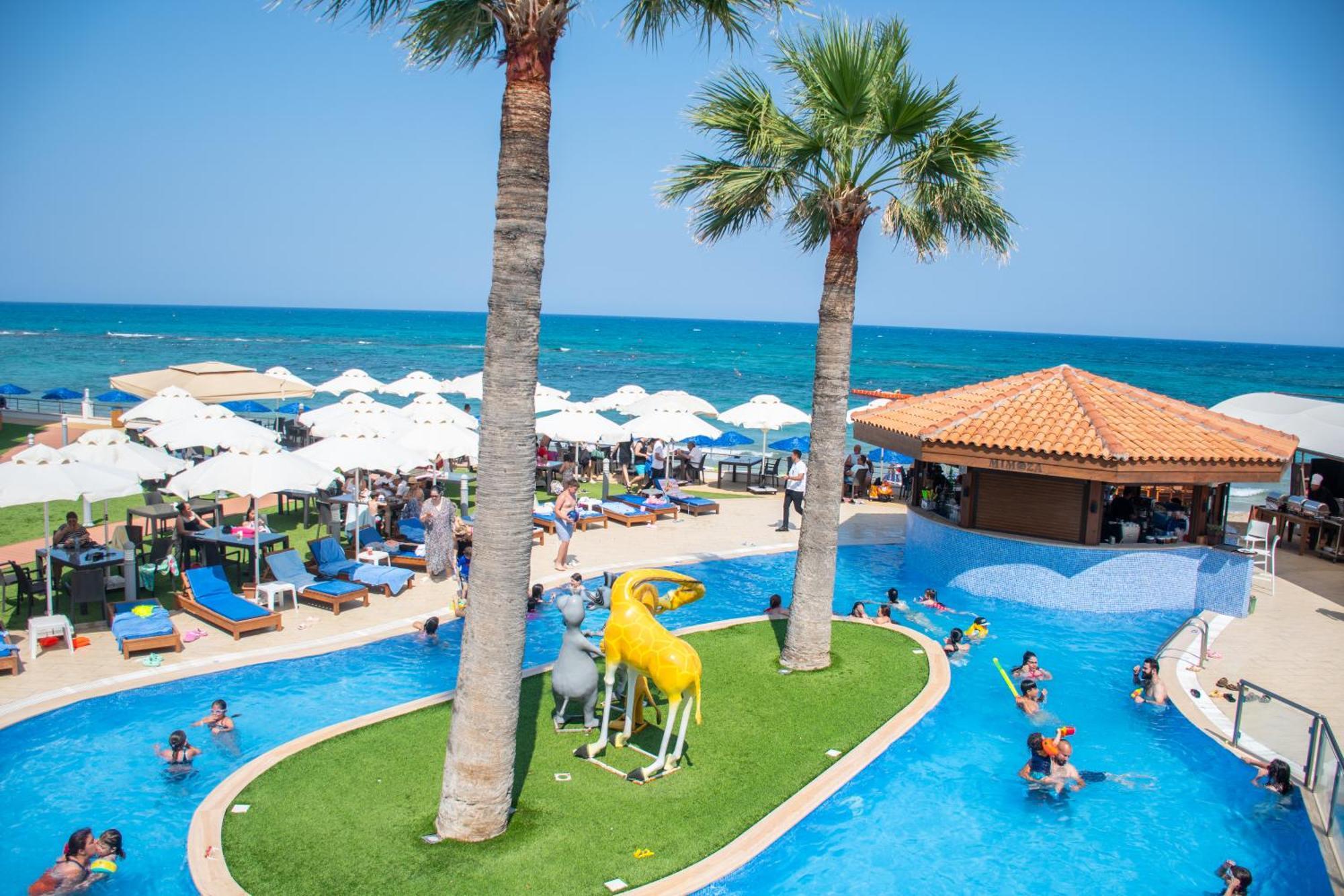 Mimoza Beach Hotel Agios Sergios Exterior foto